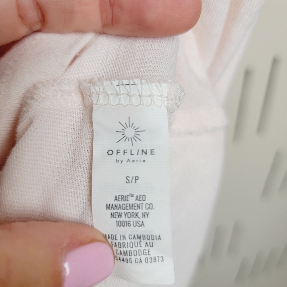 Aerie Round Neck Oversized Tee - Picture 4 of 6